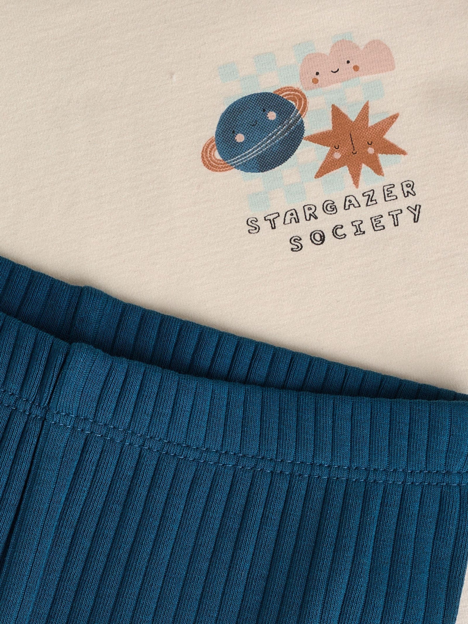 Blue Space Baby Top and Leggings Set 2 Piece (0mths-3yrs)