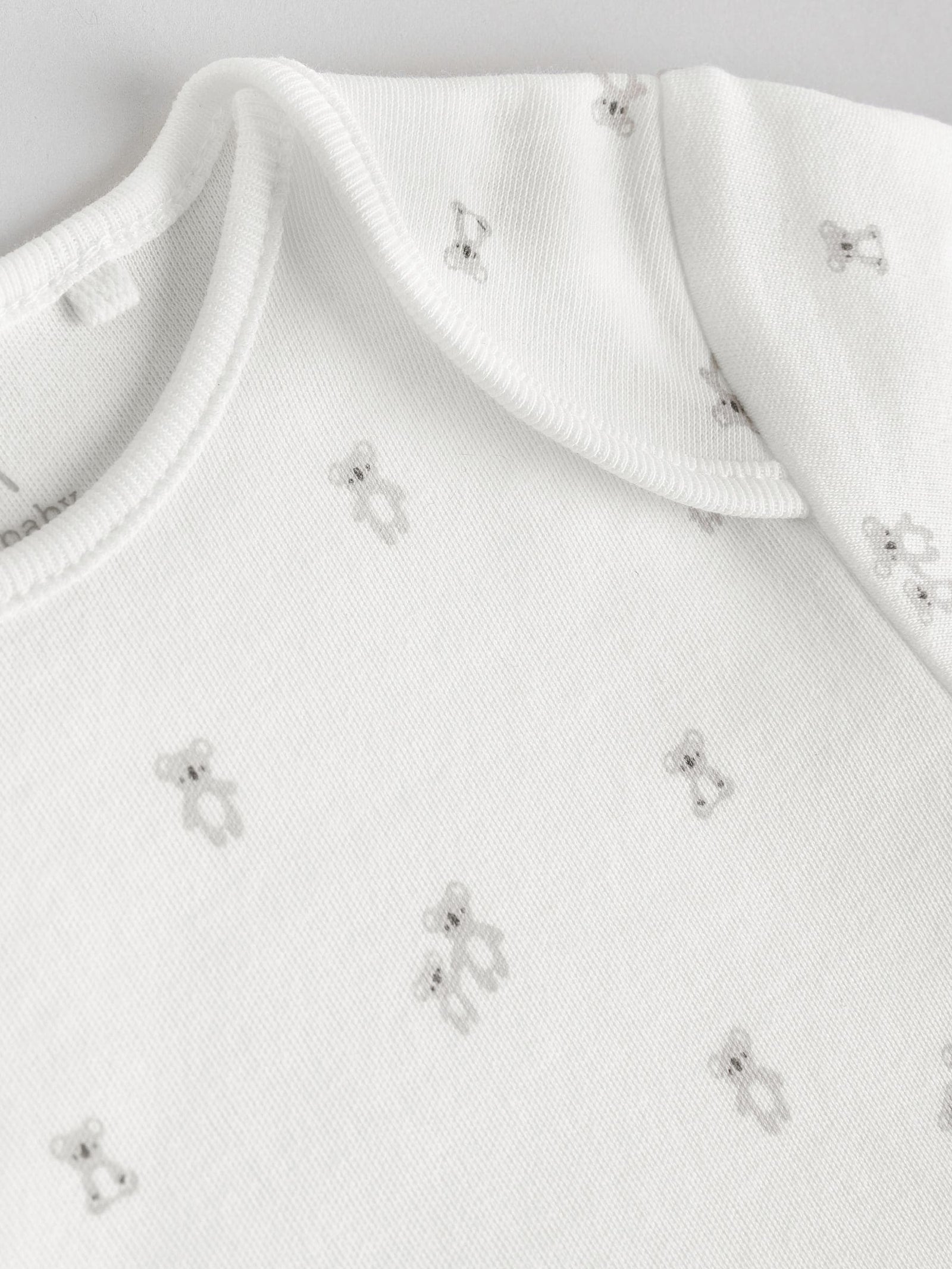 White Character 5 Pack Baby Short Sleeve Bodysuits