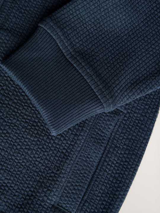 Navy Blue Jersey Bomber Jacket and Shorts Set (3mths-7yrs)