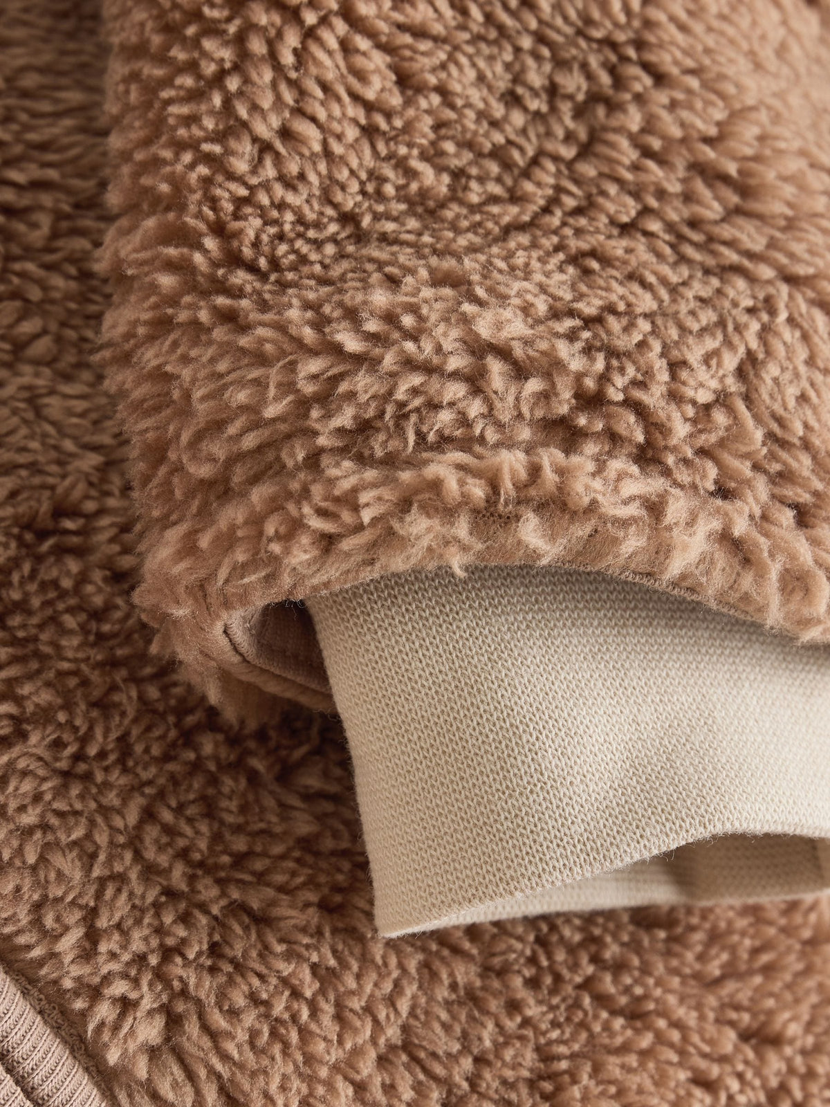 Brown Hamish Hooded Baby Fleece Pramsuit (0-18mths)