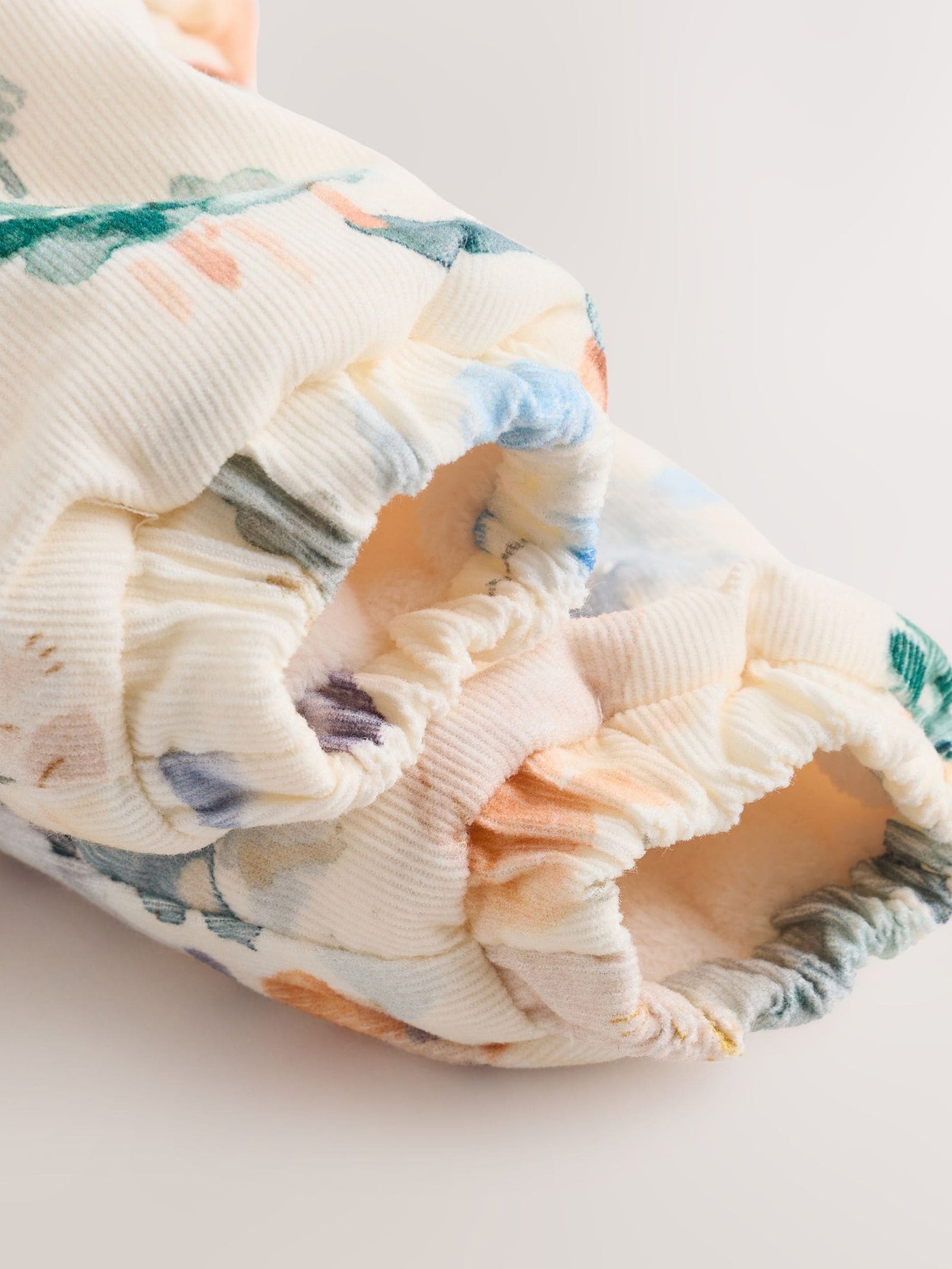 Blue Woodland Animal Printed Cord Baby Pramsuit (0mths-2yrs)
