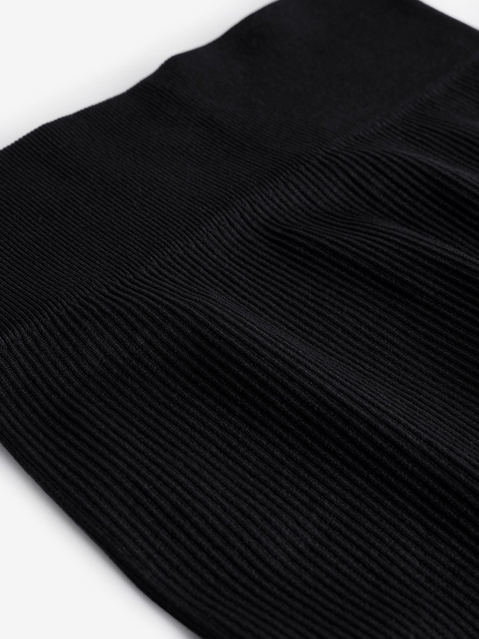 Black Seamless Ribbed High Waist Leggings (3-16yrs)