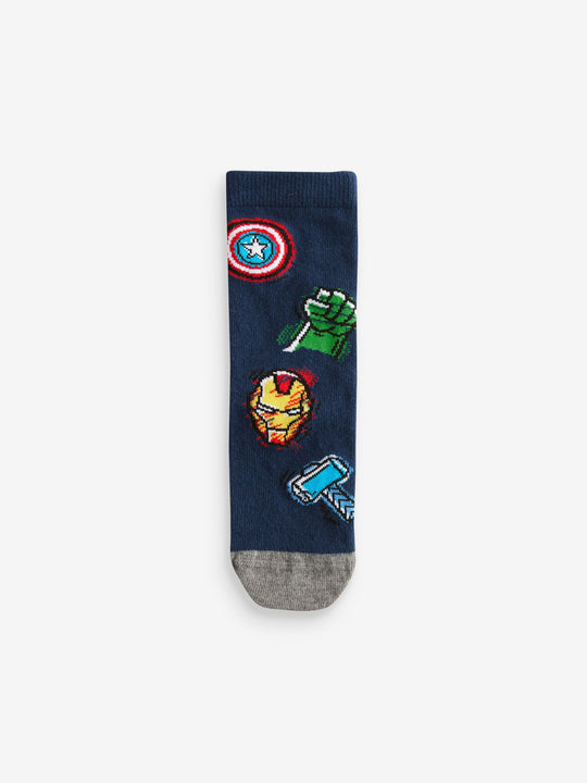 Marvel Avengers Superhero Cotton Rich Socks 3 Pack