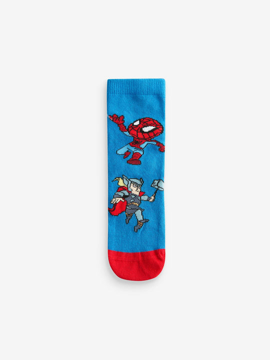 Marvel Avengers Superhero Cotton Rich Socks 3 Pack