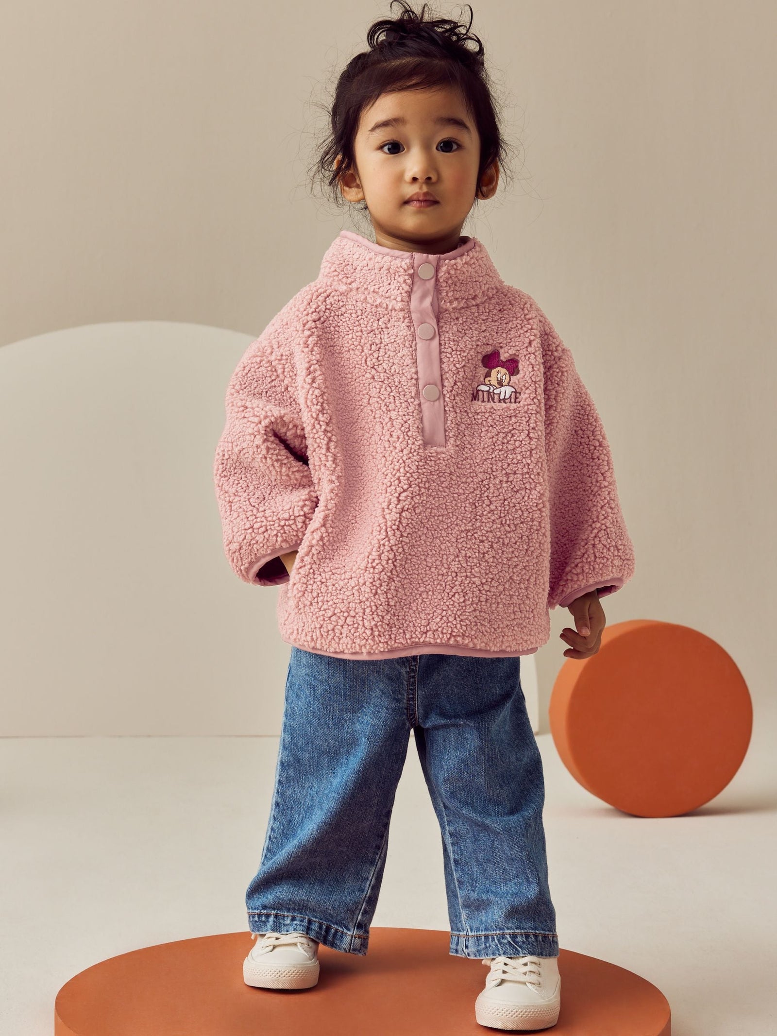 Pink Disney Minnie Fleece Top (3mths-7yrs)