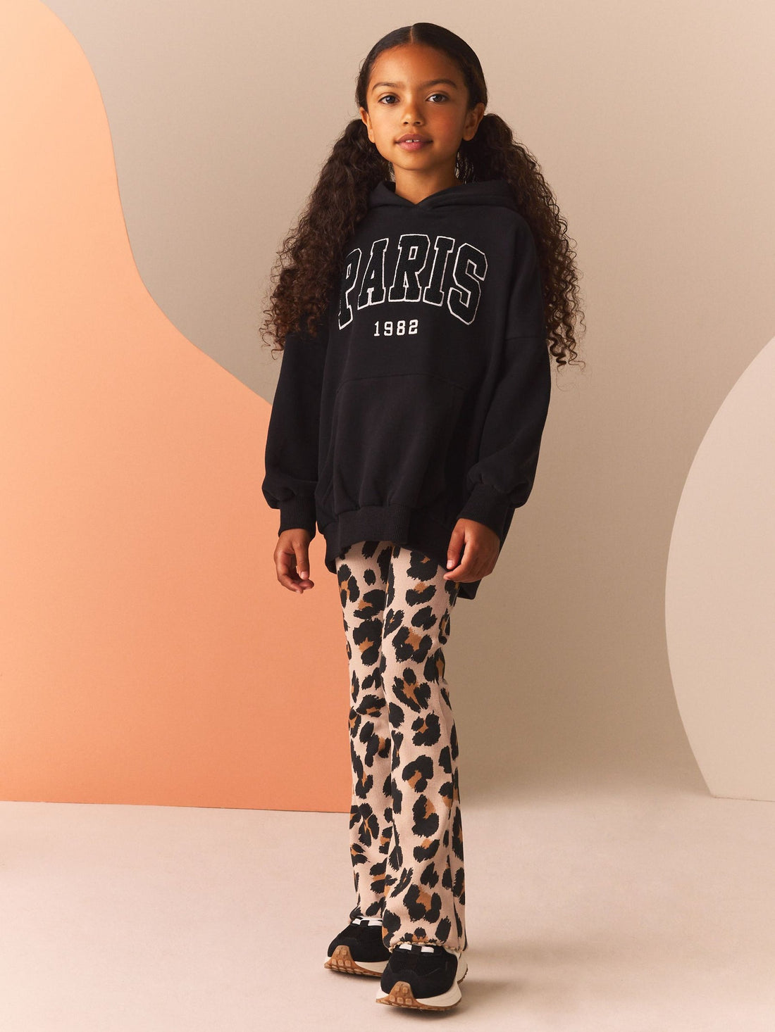 Animal 1 Pack Rib Flare Leggings (3-16yrs)