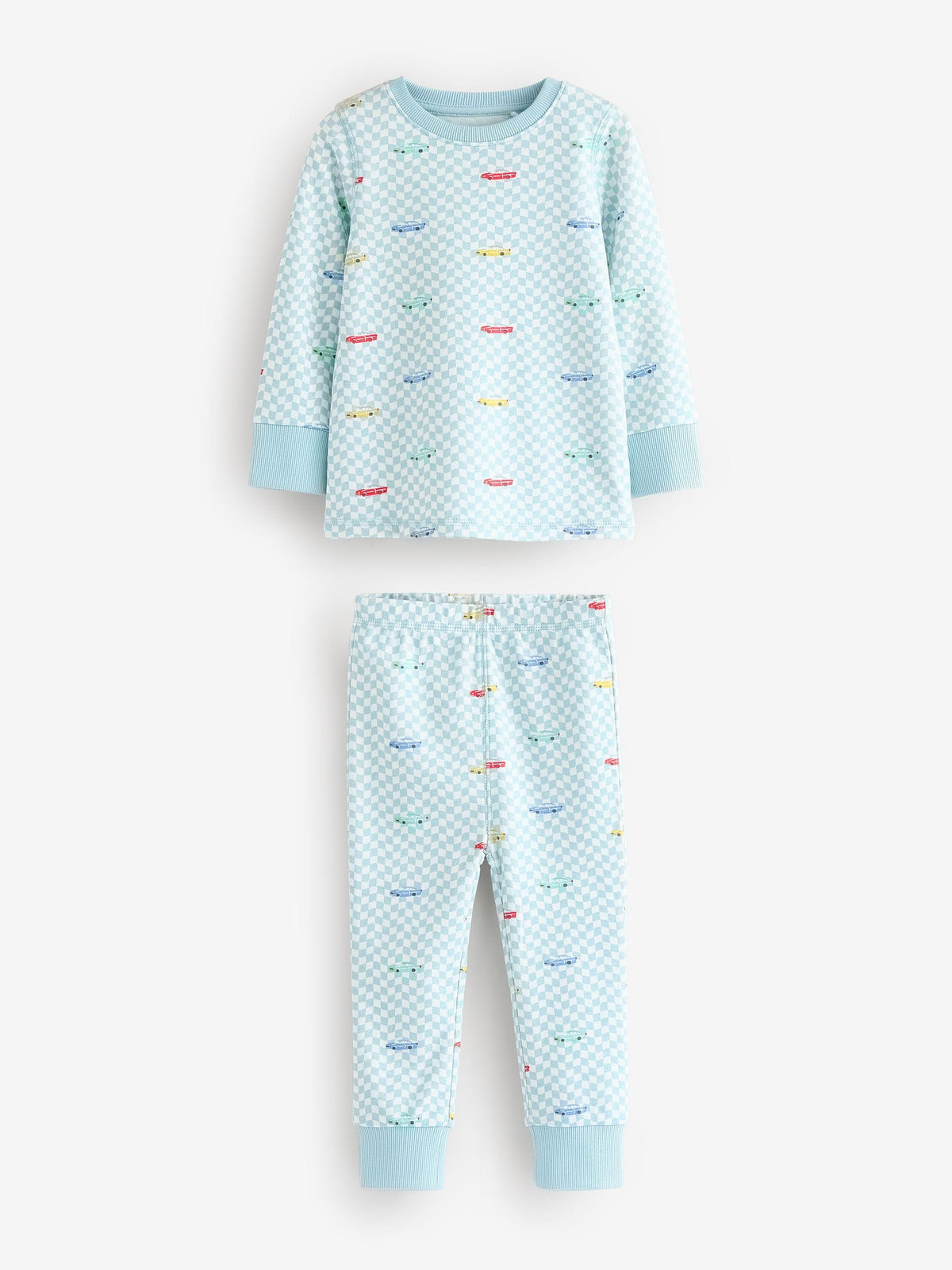 Blue/White Cars Cath Kidston Snuggle Pyjamas 3 Pack