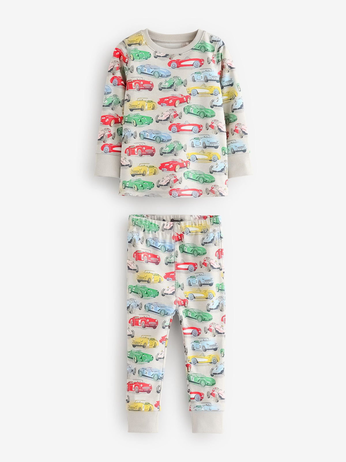 Blue/White Cars Cath Kidston Snuggle Pyjamas 3 Pack