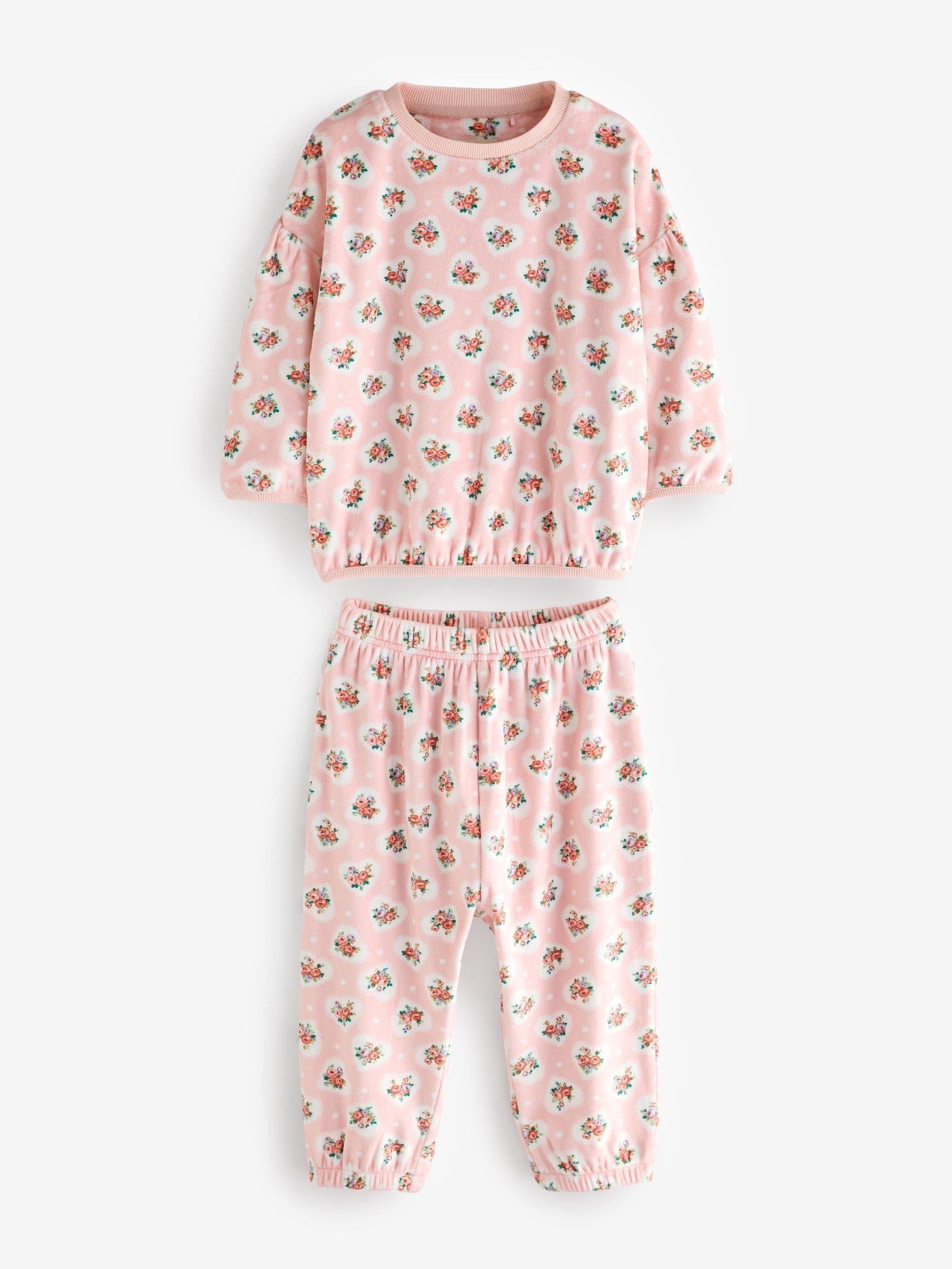 Pink Cath Kidston Cosy Fleece Pyjamas