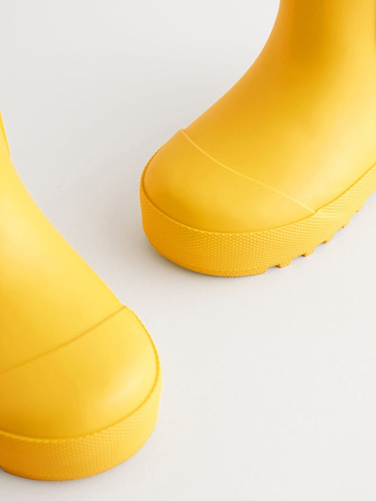 Yellow Warm Lined Ankle Wellies