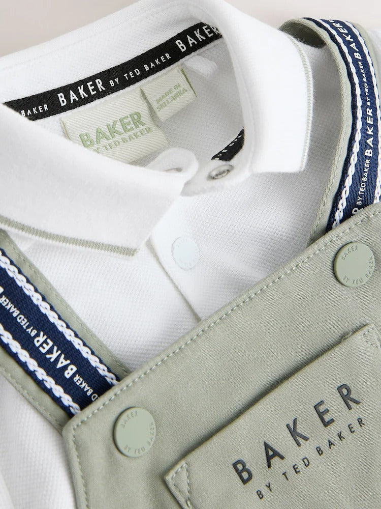 Baker by Ted Baker Dungarees And Polo Shirt Set
