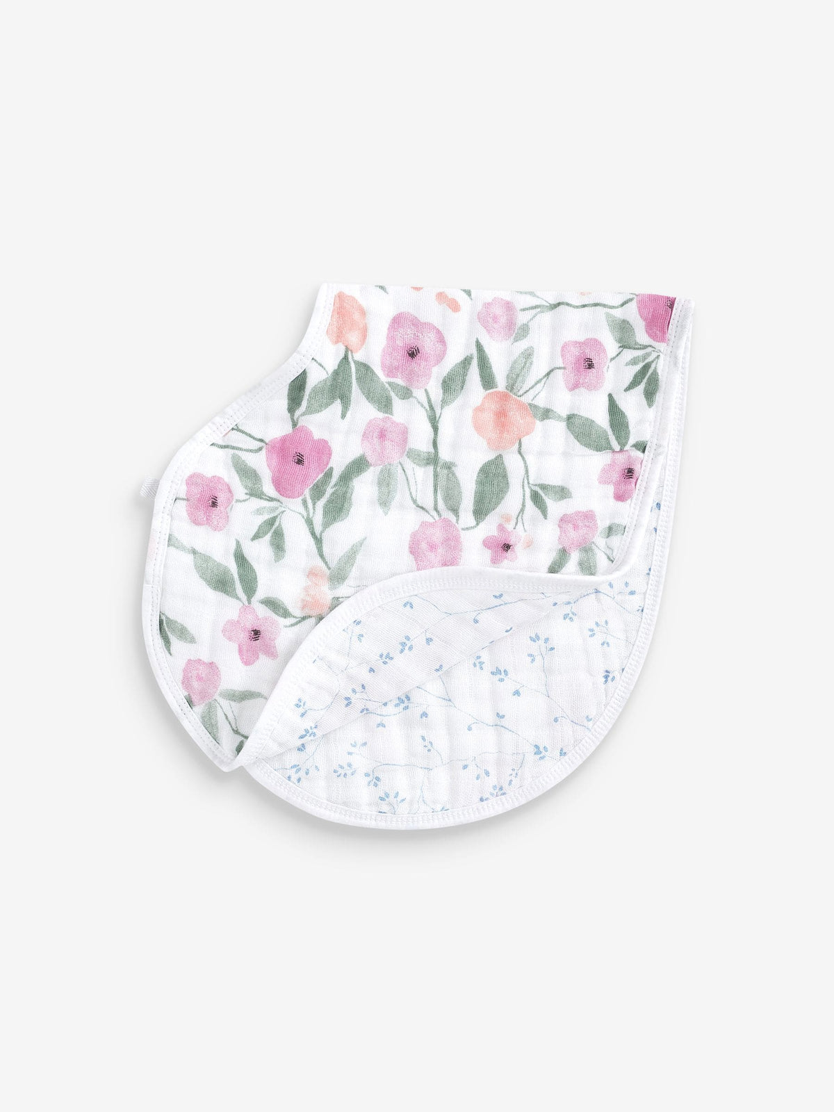 aden + anais Natural 100% Cotton Muslin Ma Fleur Burpy Bibs 2 Pack