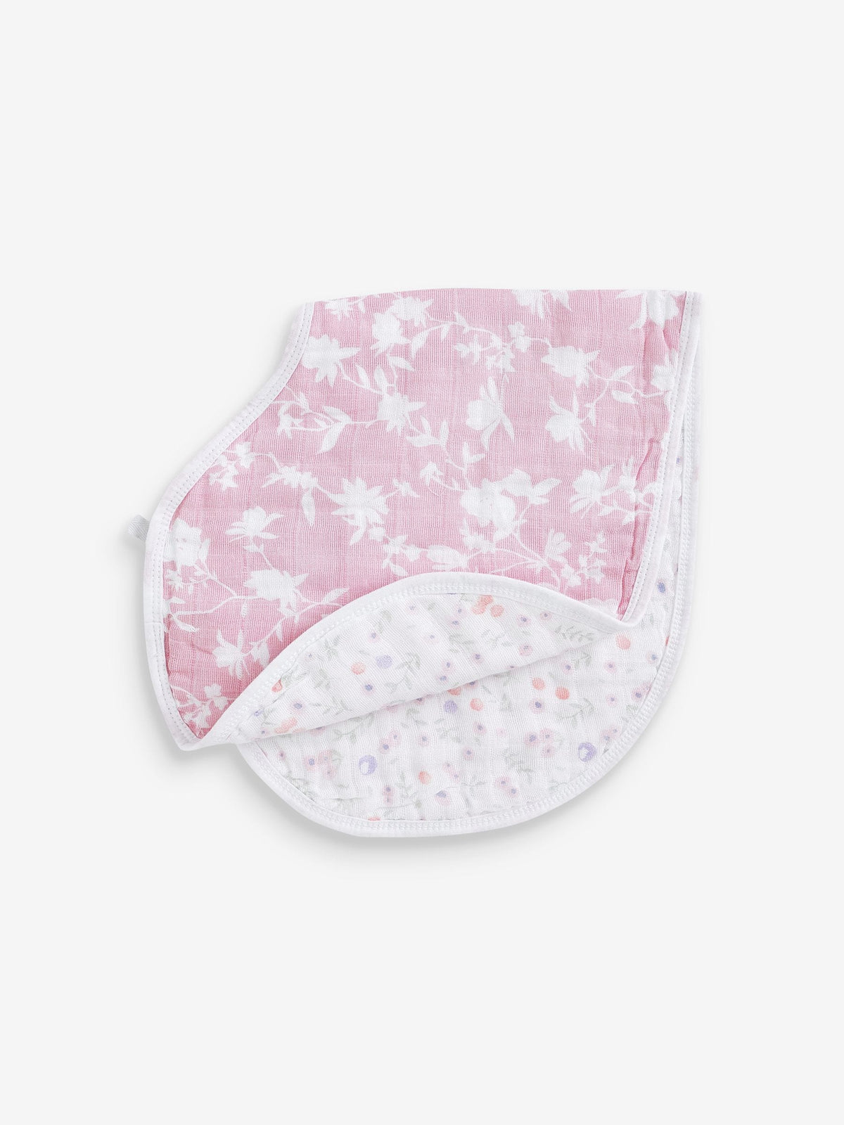 aden + anais Natural 100% Cotton Muslin Ma Fleur Burpy Bibs 2 Pack