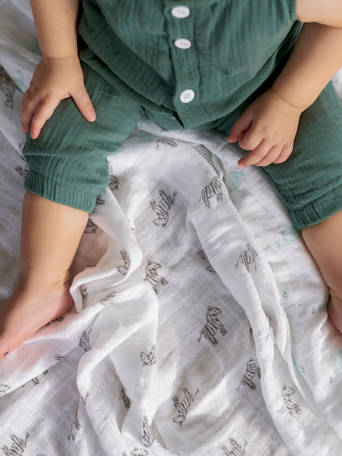 aden + anais Animal Kingdom Cotton Muslin Blankets 4 Pack