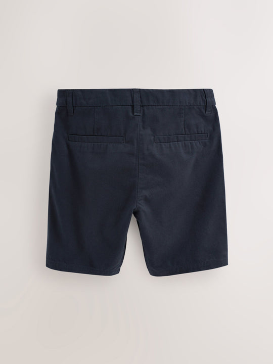 Navy Regular Fit Chino Shorts (3-16yrs)