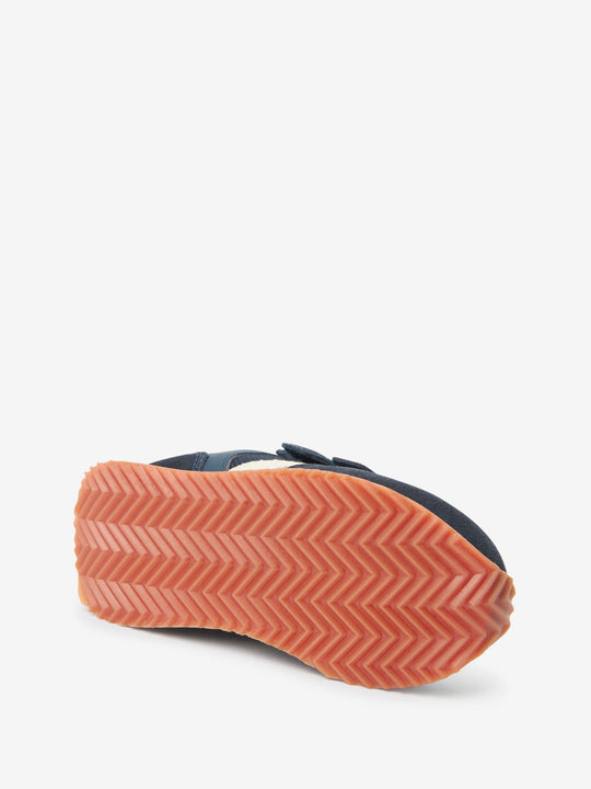 Navy Standard Fit (F) Double Strap Trainers