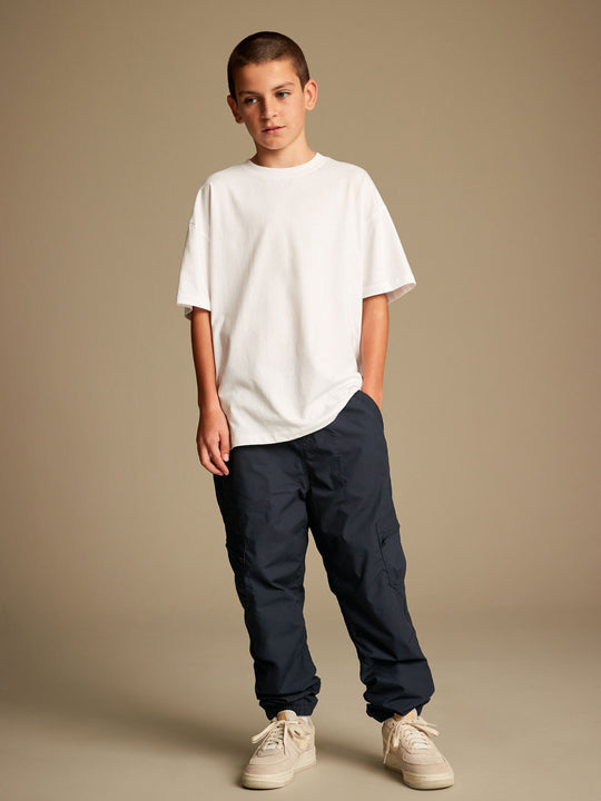 Navy Lined Cargo Trousers (3-16yrs)