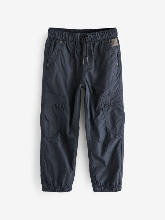 Navy Lined Cargo Trousers (3-16yrs)