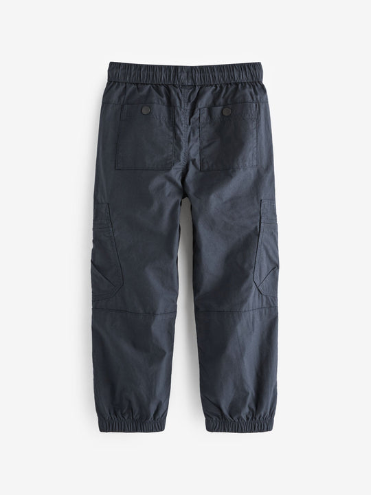 Navy Lined Cargo Trousers (3-16yrs)