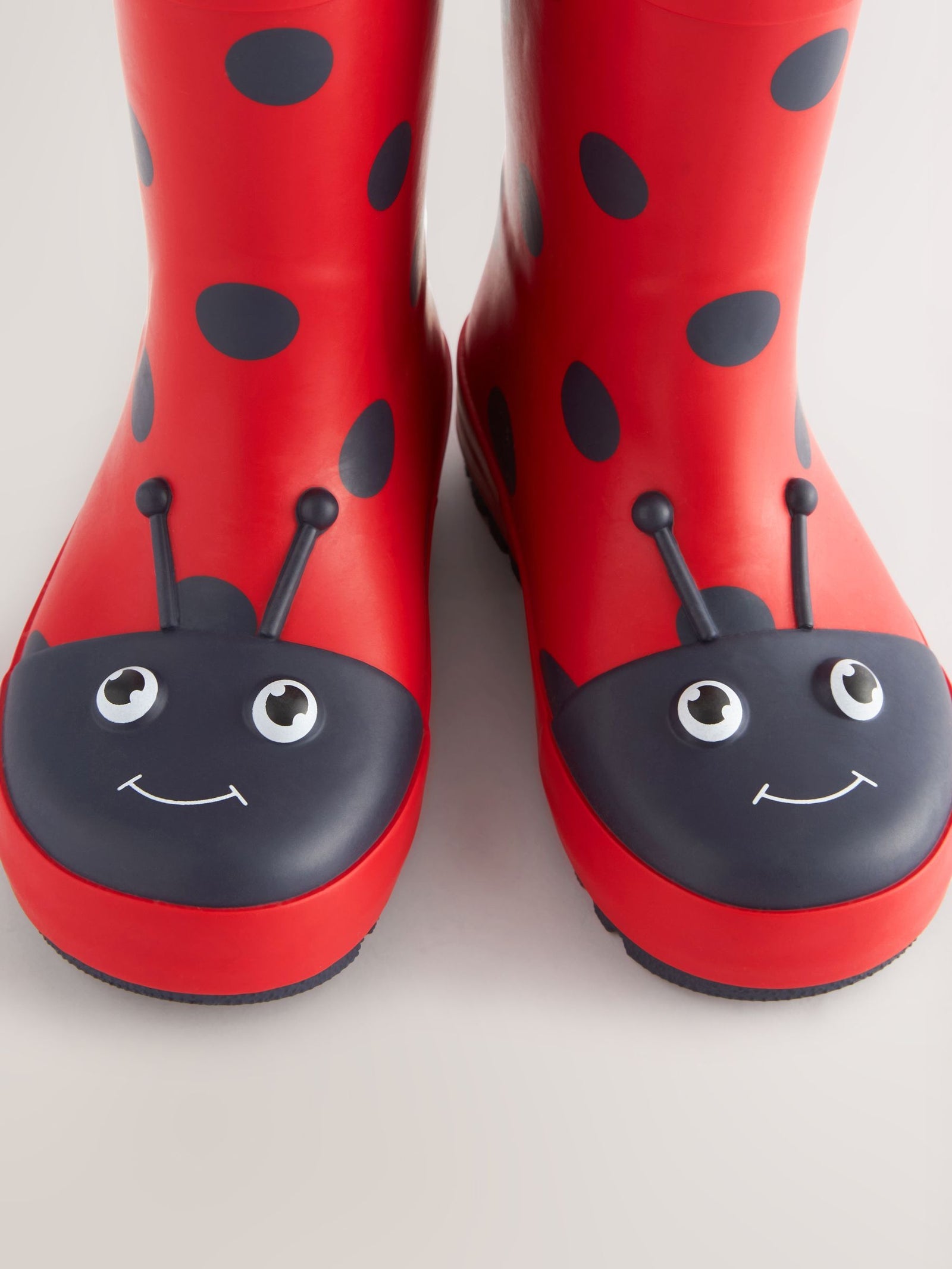 Red Ladybird Handle Wellies