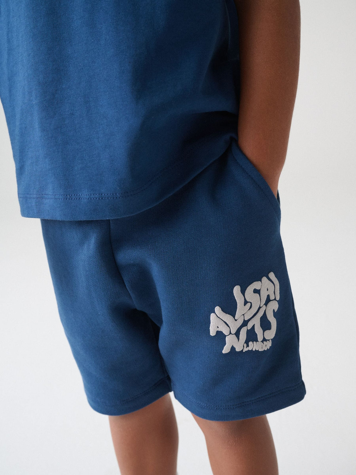 smALLSAINTS Navy Orlando T-Shirt and Shorts Younger Set