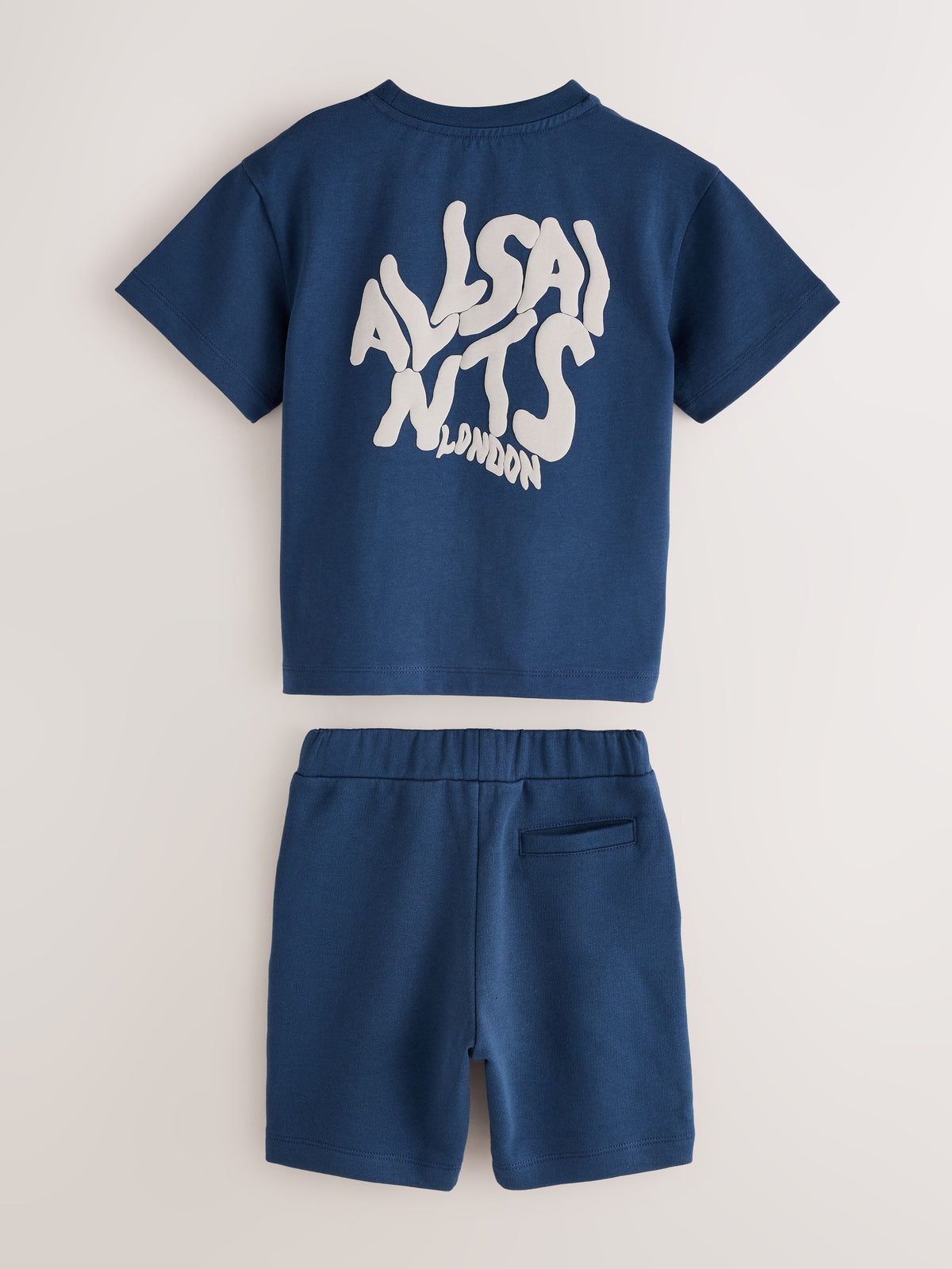 smALLSAINTS Navy Orlando T-Shirt and Shorts Younger Set