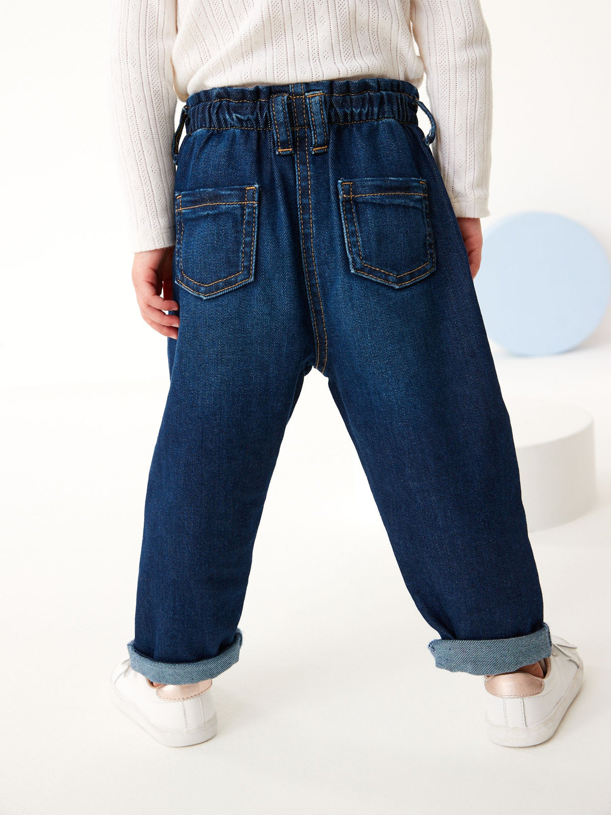 Denim Dark Wash Mom Jeans (3mths-7yrs)