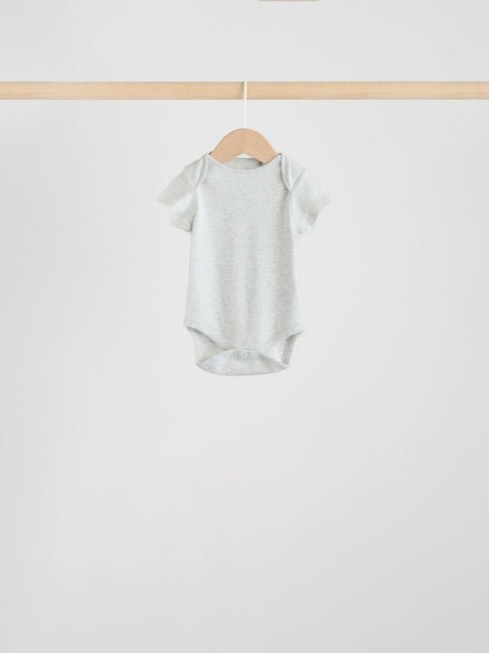 Neutral Baby Essential Short Sleeve Bodysuits 5 Pack