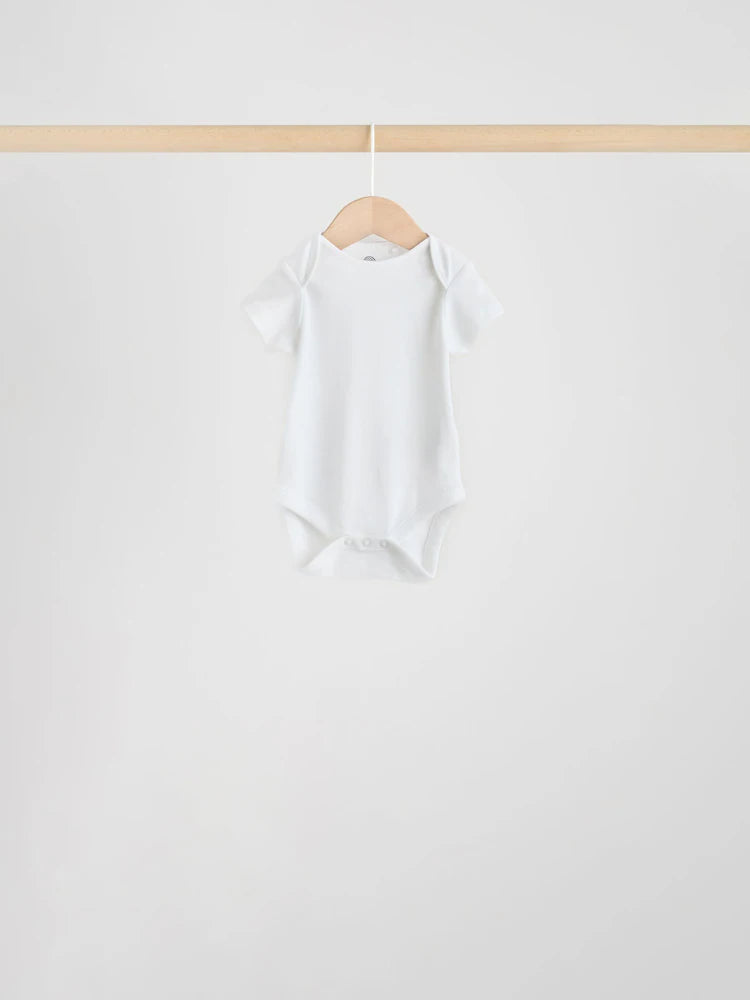 Neutral Baby Essential Short Sleeve Bodysuits 5 Pack