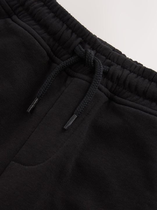 Black Regular Fit Basic Shorts (3-16yrs)
