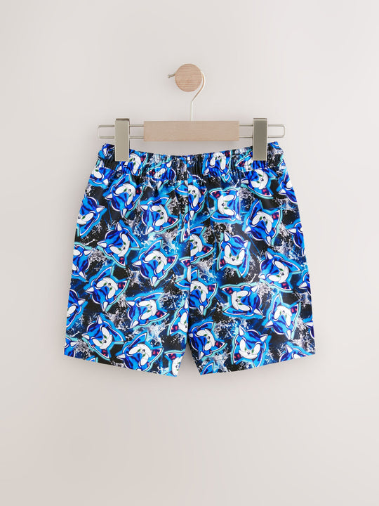 Blue Sonic Swim Shorts (3-16yrs)