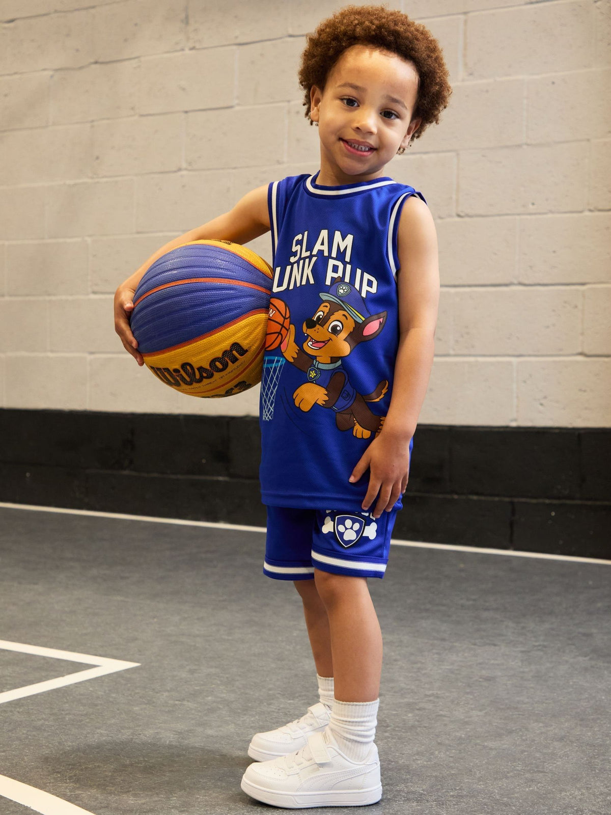 Vanilla Underground Blue Paw Patrol Kids Marshall 2 Piece Basketball Set
