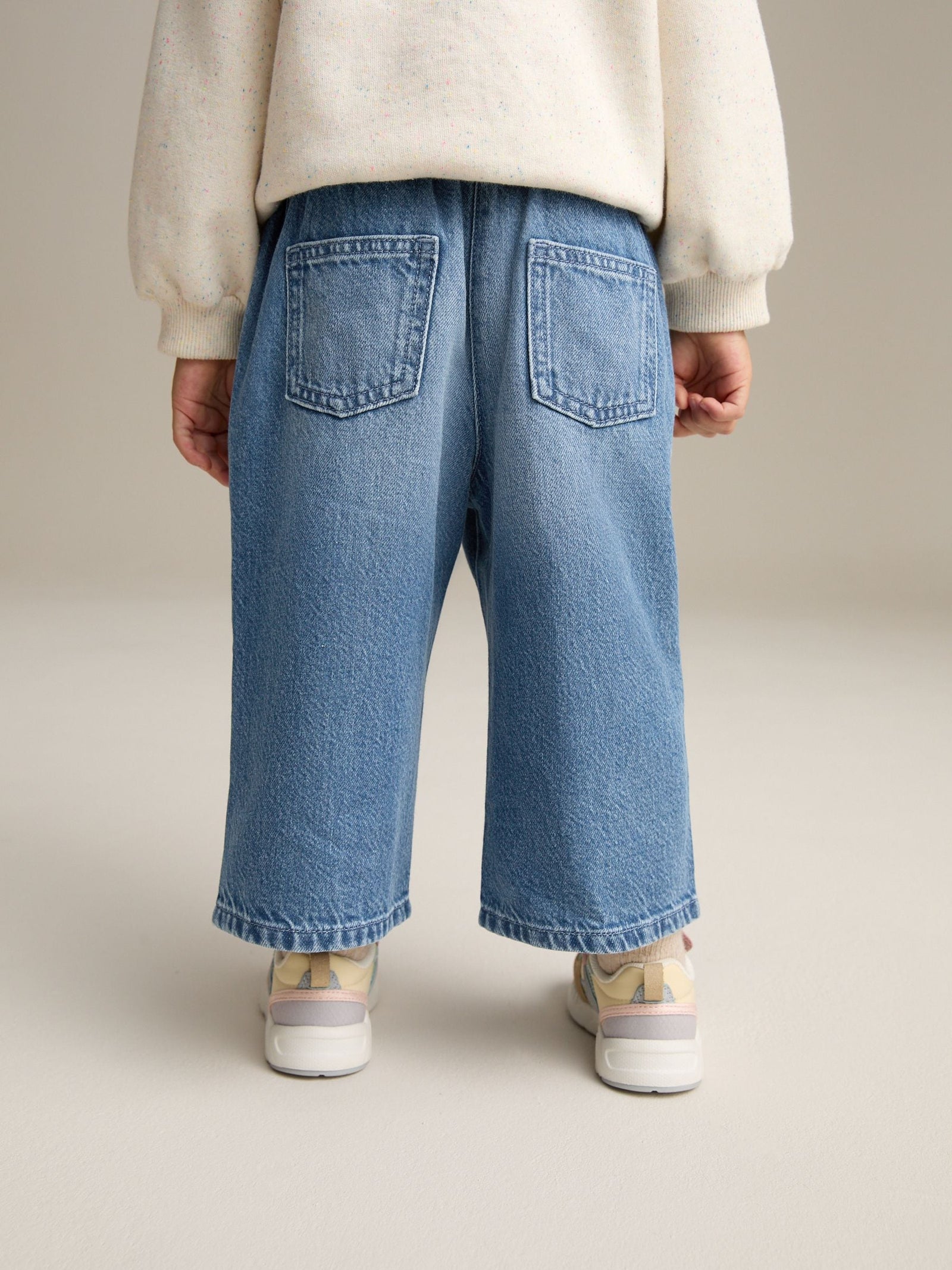 Blue Denim Wide Leg Jeans (3mths-7yrs)