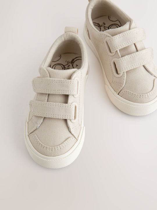 Neutral Standard Fit (F) Two Strap Touch Fastening Trainers