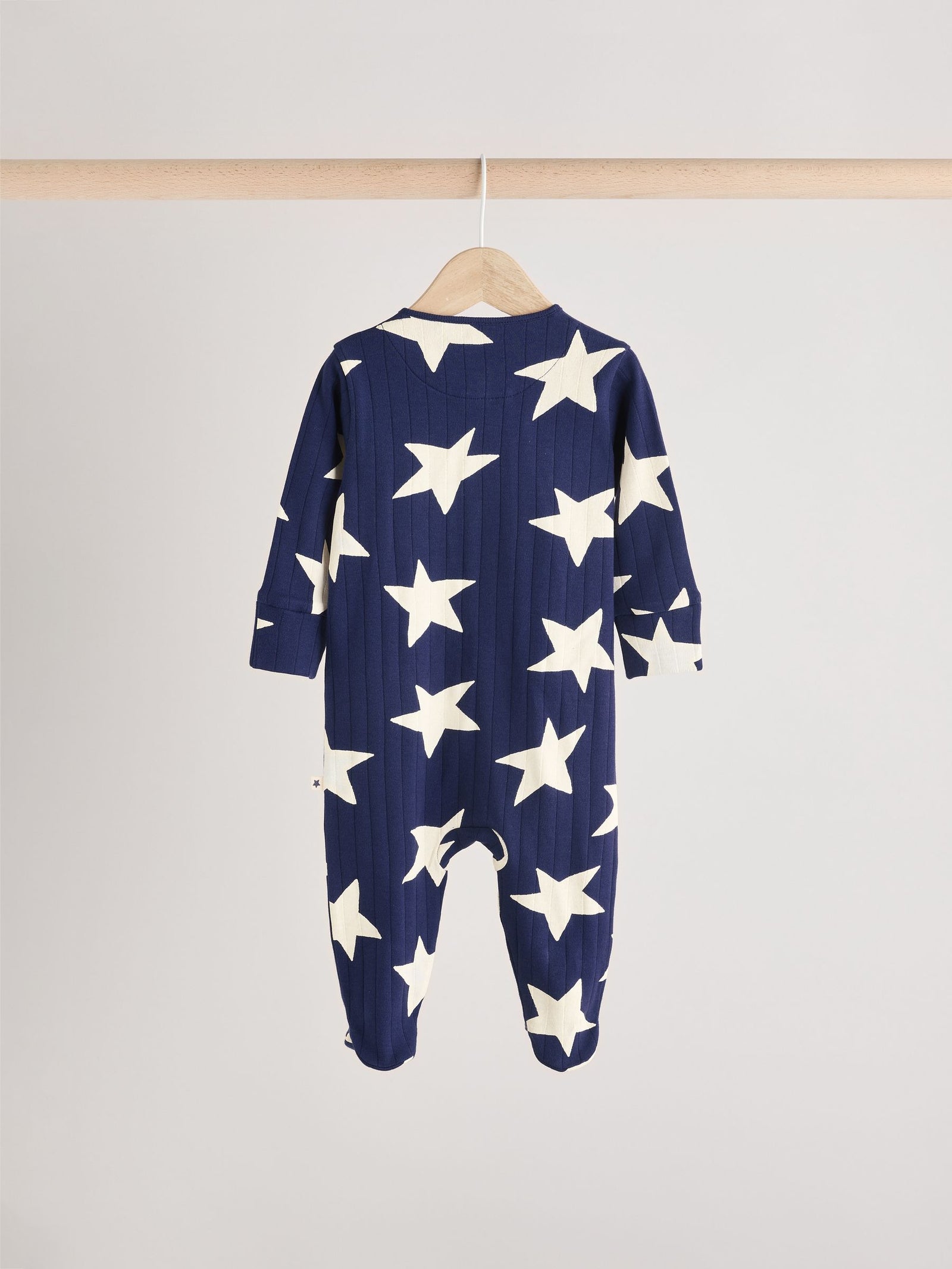 Navy Star Sleepsuits 3 Pack