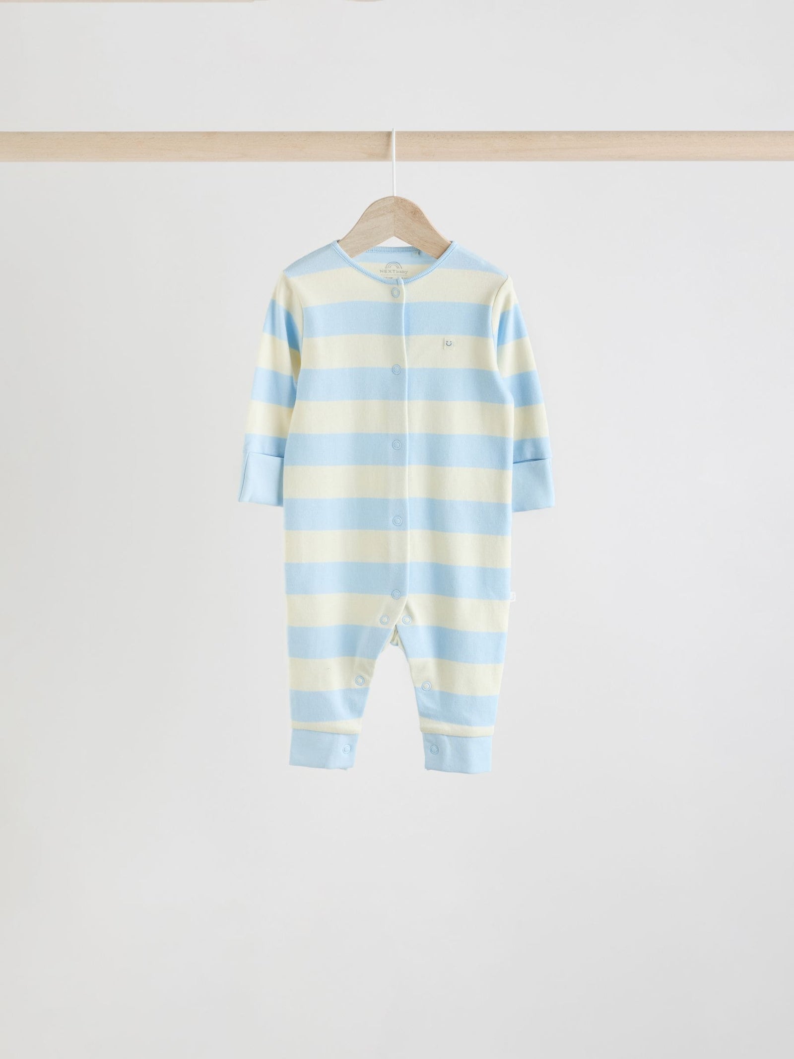 Blue Star Baby Footless Sleepsuits 4 Pack (0mths-3yrs)