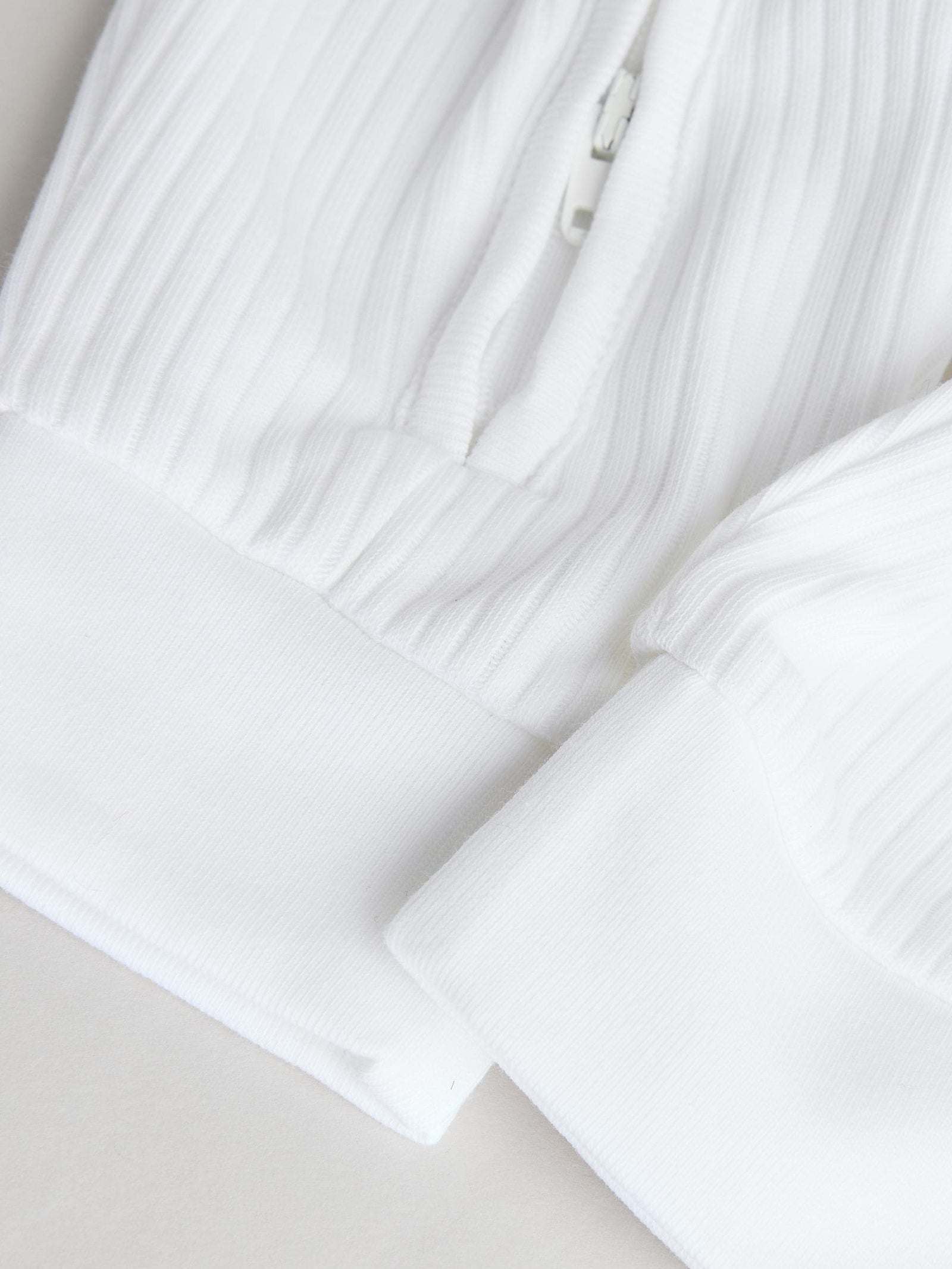 White 100% Cotton Two Way Zip Baby Footless Sleepsuits 3 Pack (0mths-2yrs)