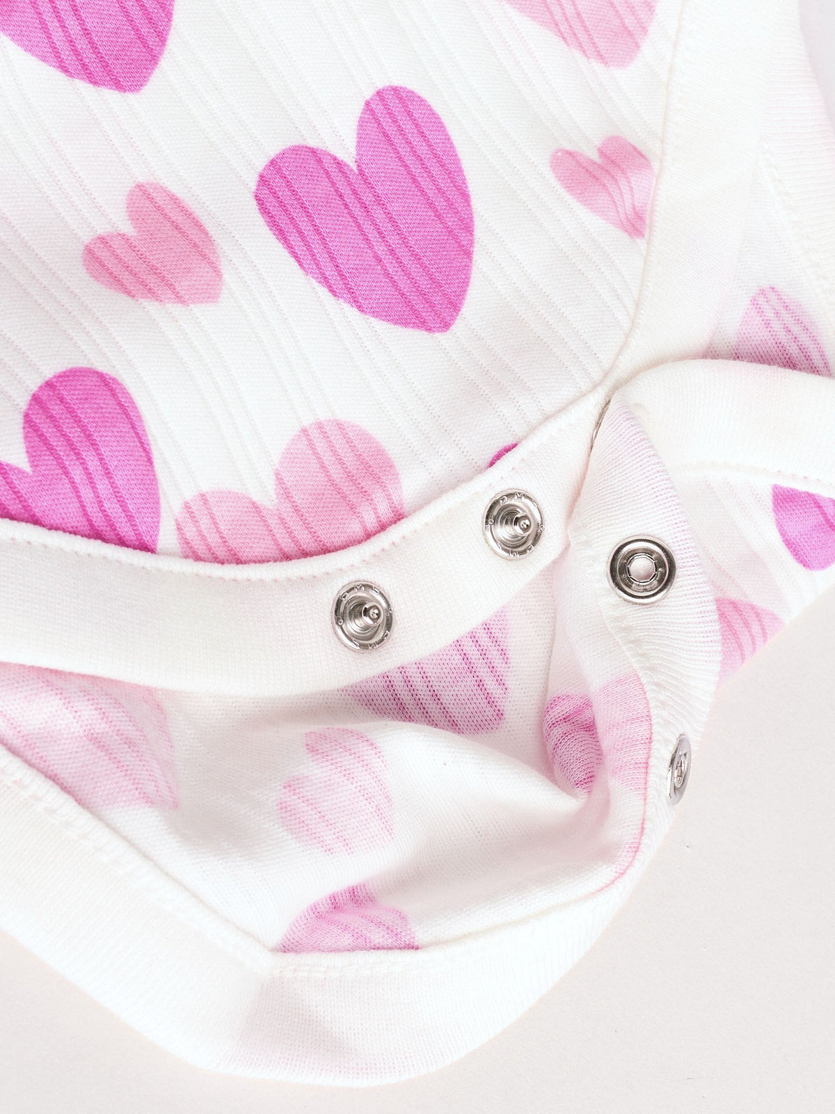 Pink Star 5 Pack Long Sleeve Baby Bodysuits
