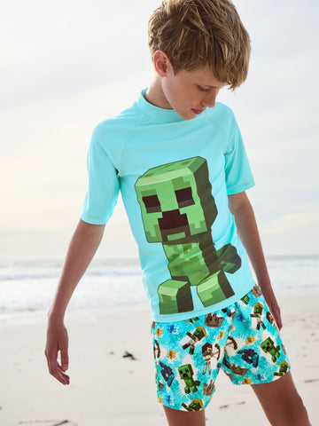 Minecraft Rash Vest (3-16yrs)