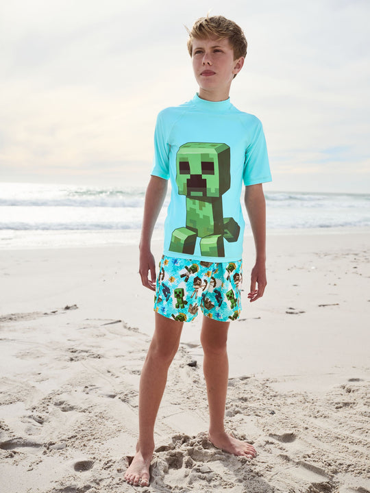 Minecraft Rash Vest (3-16yrs)