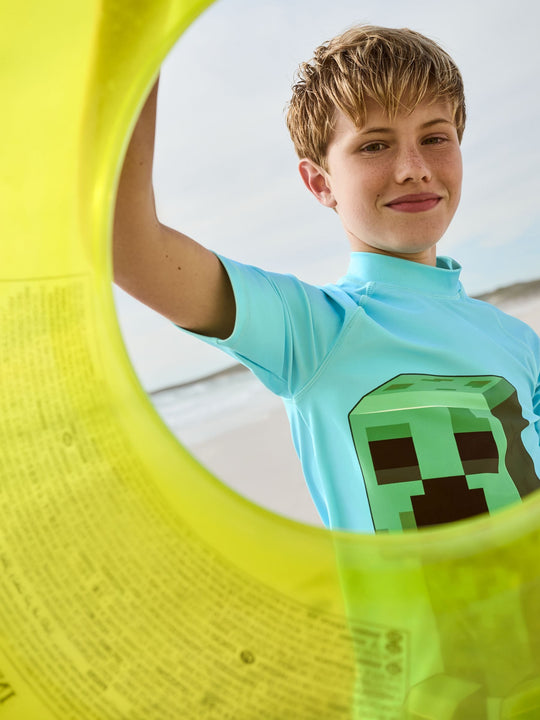 Minecraft Rash Vest (3-16yrs)