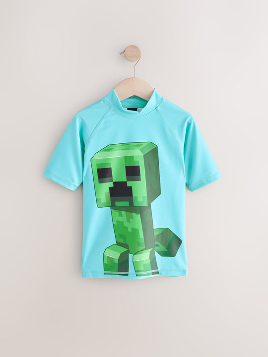 Minecraft Rash Vest (3-16yrs)