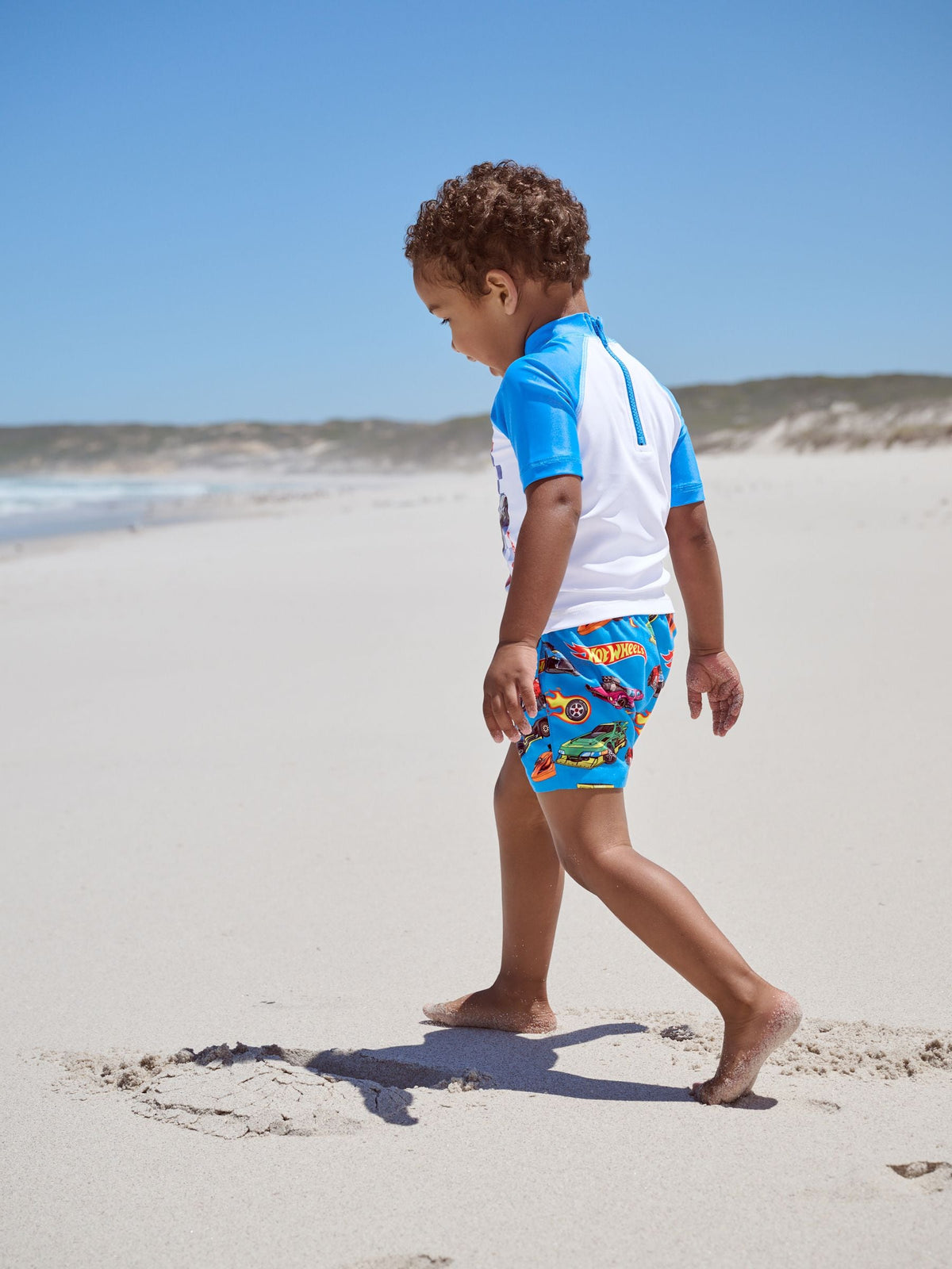 Hot Wheels Rash Vest and Swim Shorts Set (3mths-7yrs)