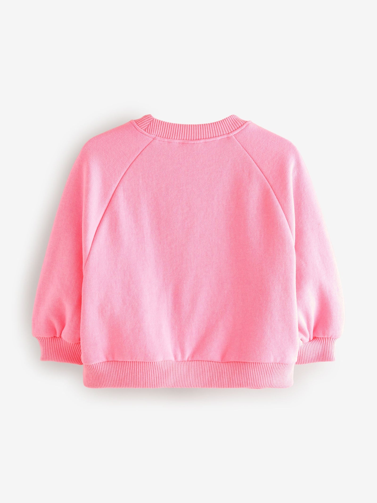 Bright Pink Crew Neck Sweatshirt (3mths-7yrs)