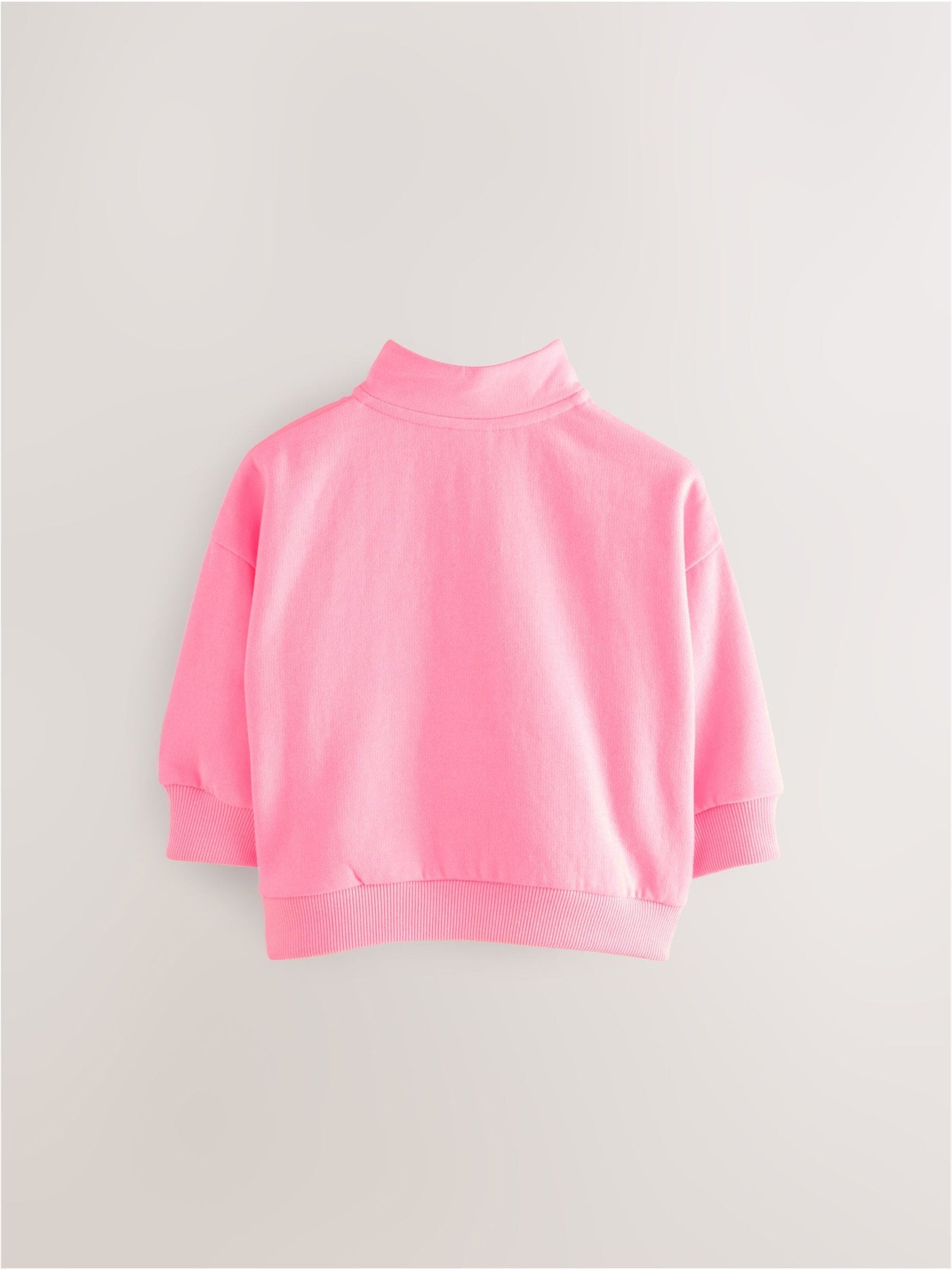 Bright Pink Quarter Zip Sweatshirt (3mths-7yrs)