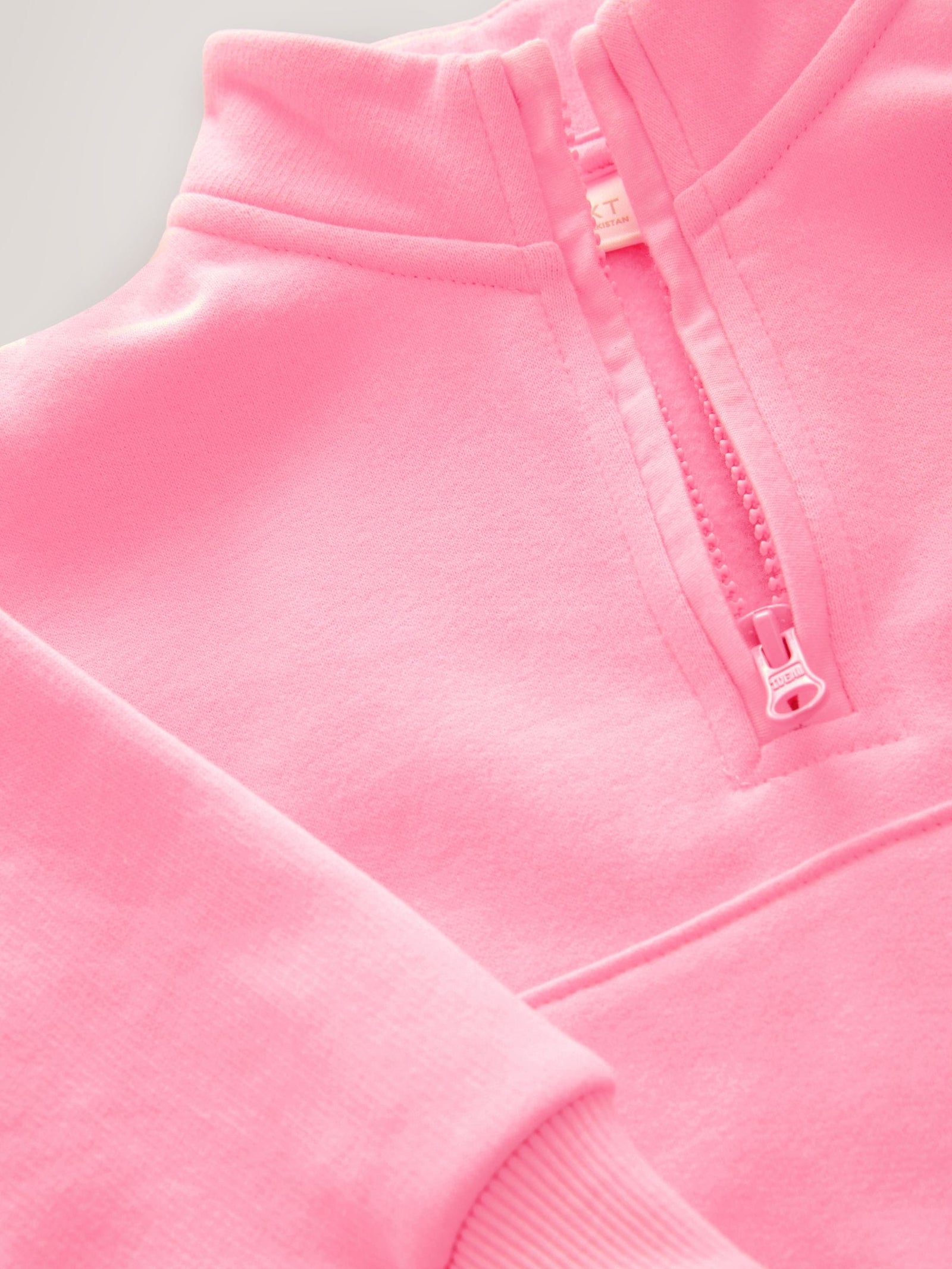 Bright Pink Quarter Zip Sweatshirt (3mths-7yrs)