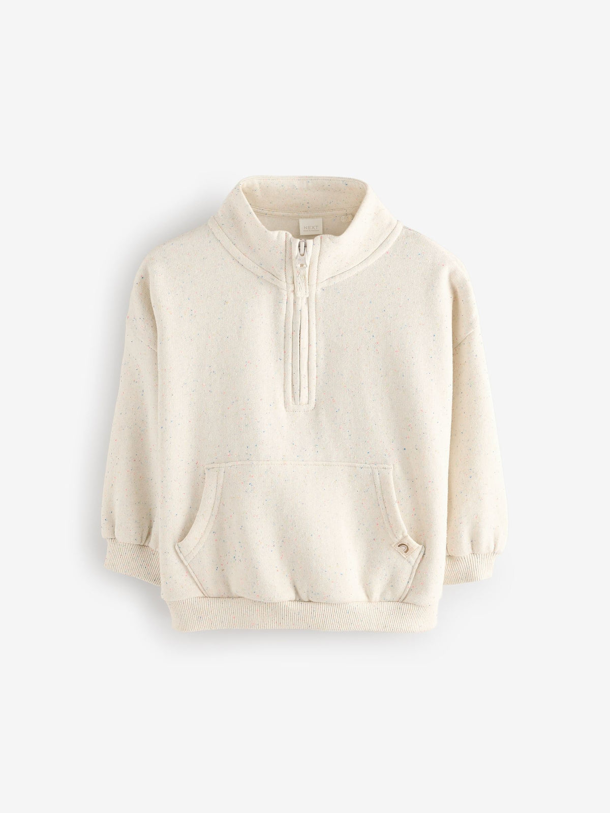 Oatmeal Quarter Zip Sweatshirt (3mths-7yrs)