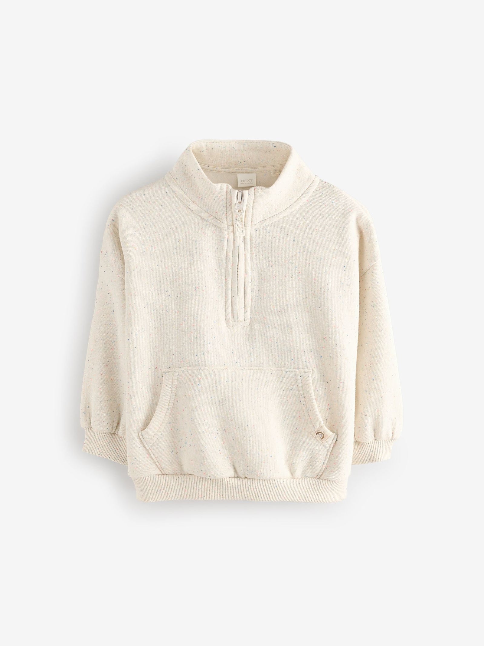 Oatmeal Quarter Zip Sweatshirt (3mths-7yrs)