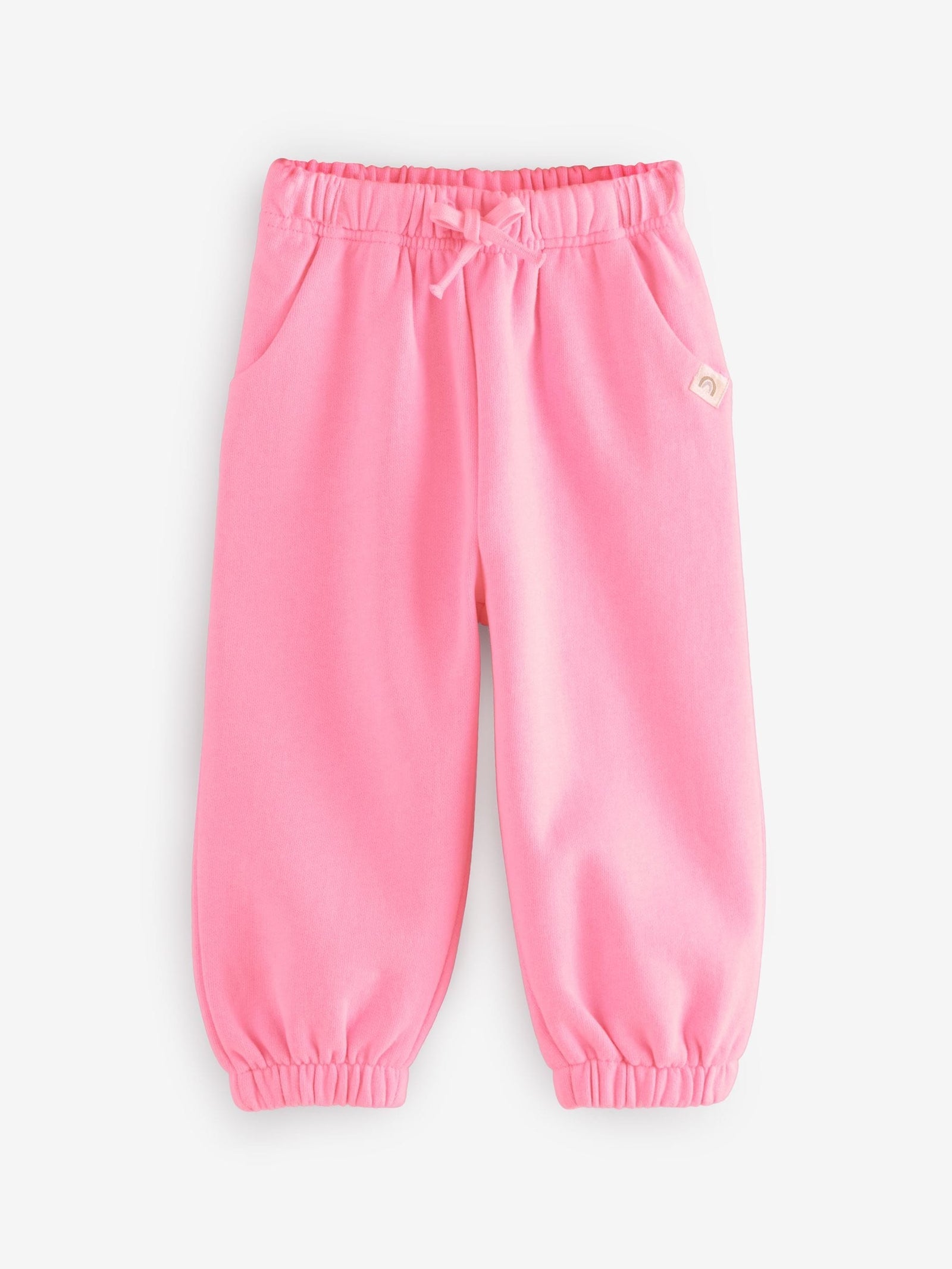 Bright Pink Cuffed Sweat Joggers (3mths-7yrs)