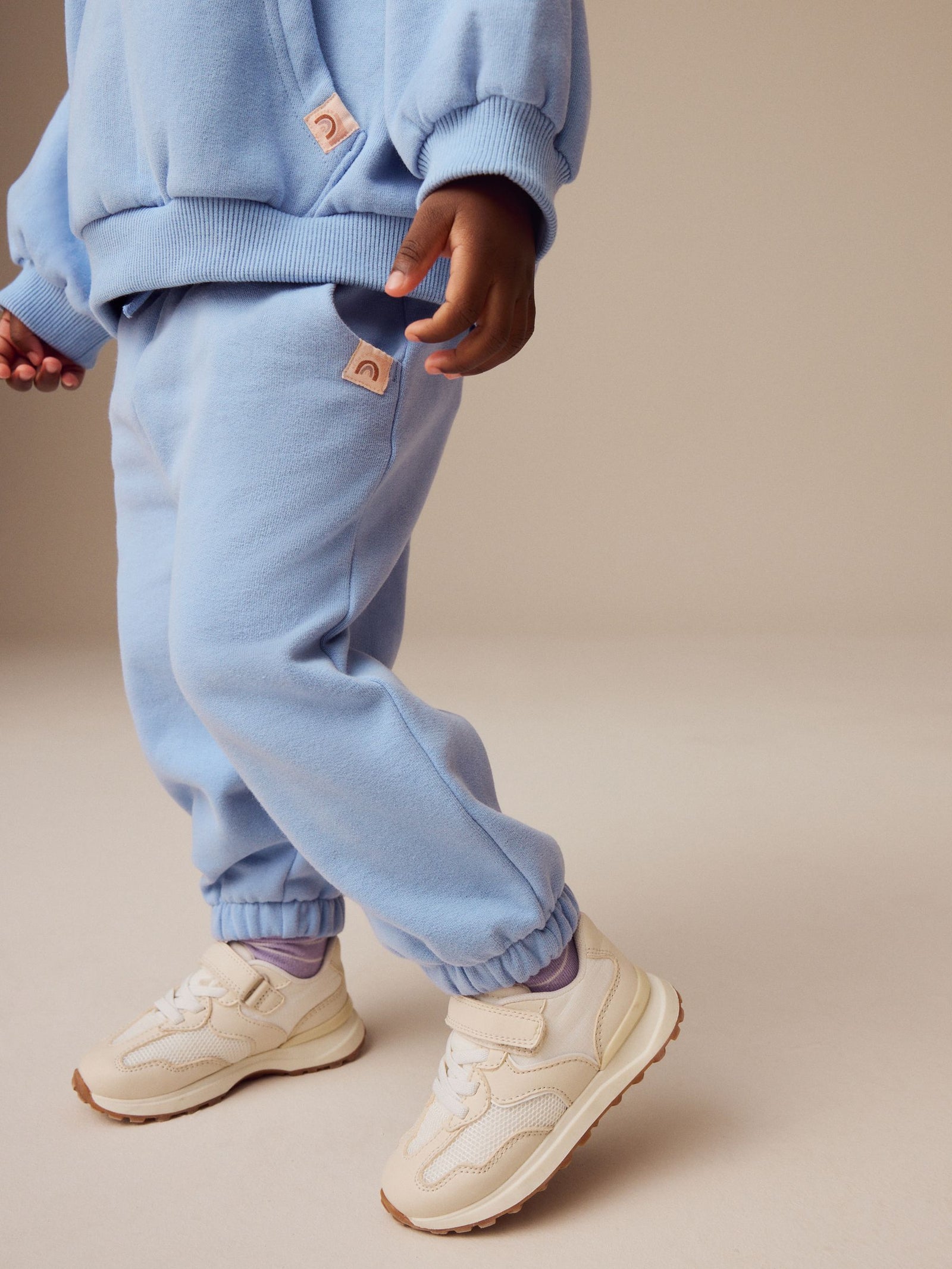 Blue Cuffed Sweat Joggers (3mths-7yrs)